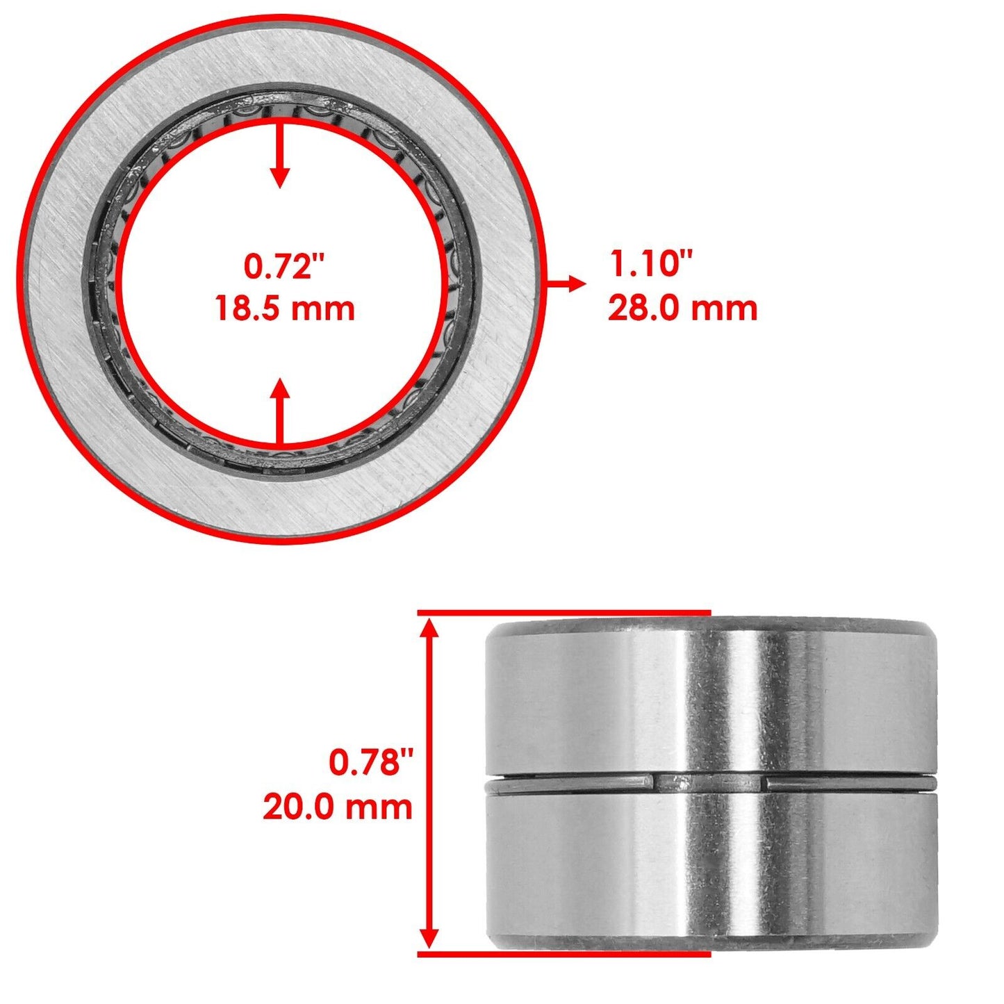 Rear Differential Bearing for Honda Big Red 700 MUV700 2009-2013 91012-KF0-000