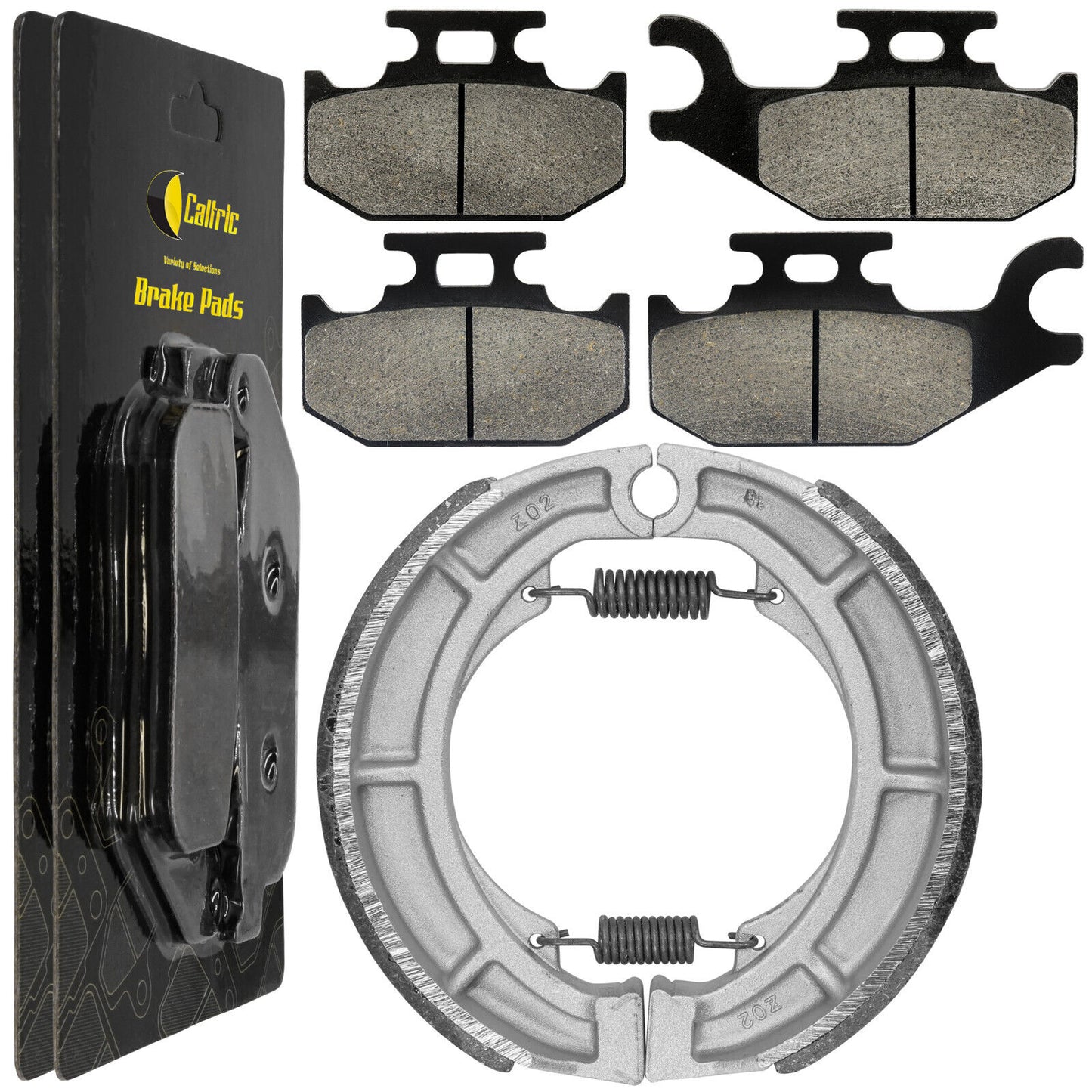 Front Brake Pads Rear Brake Shoes for Suzuki LT-F400F Kingquad 400 2008-2020