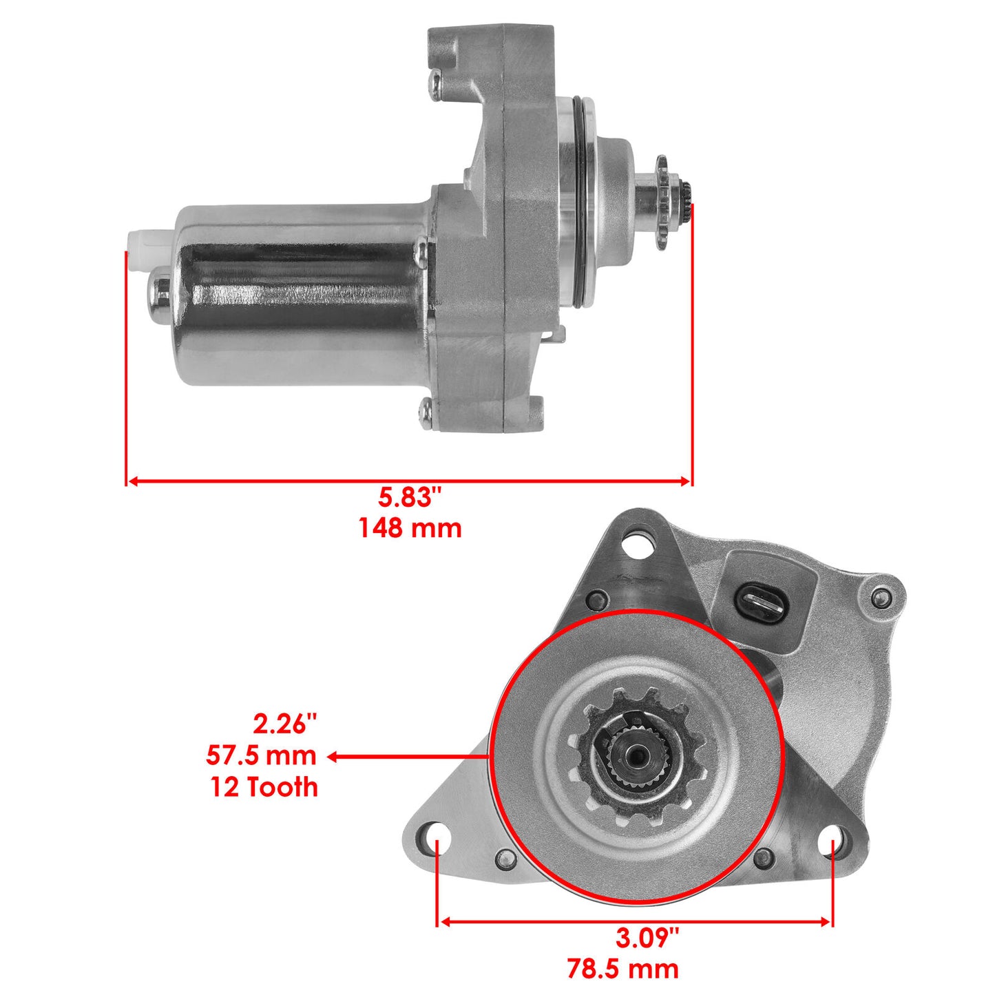 Starter for Eagle Bms Motors Atv Scooter 125 110 90 70 New