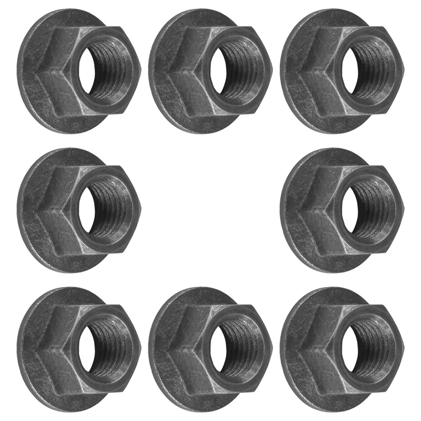 8x Front Wheel Hub Steel Nut for Yamaha 95704-10500-00 NEW OEM Replacement