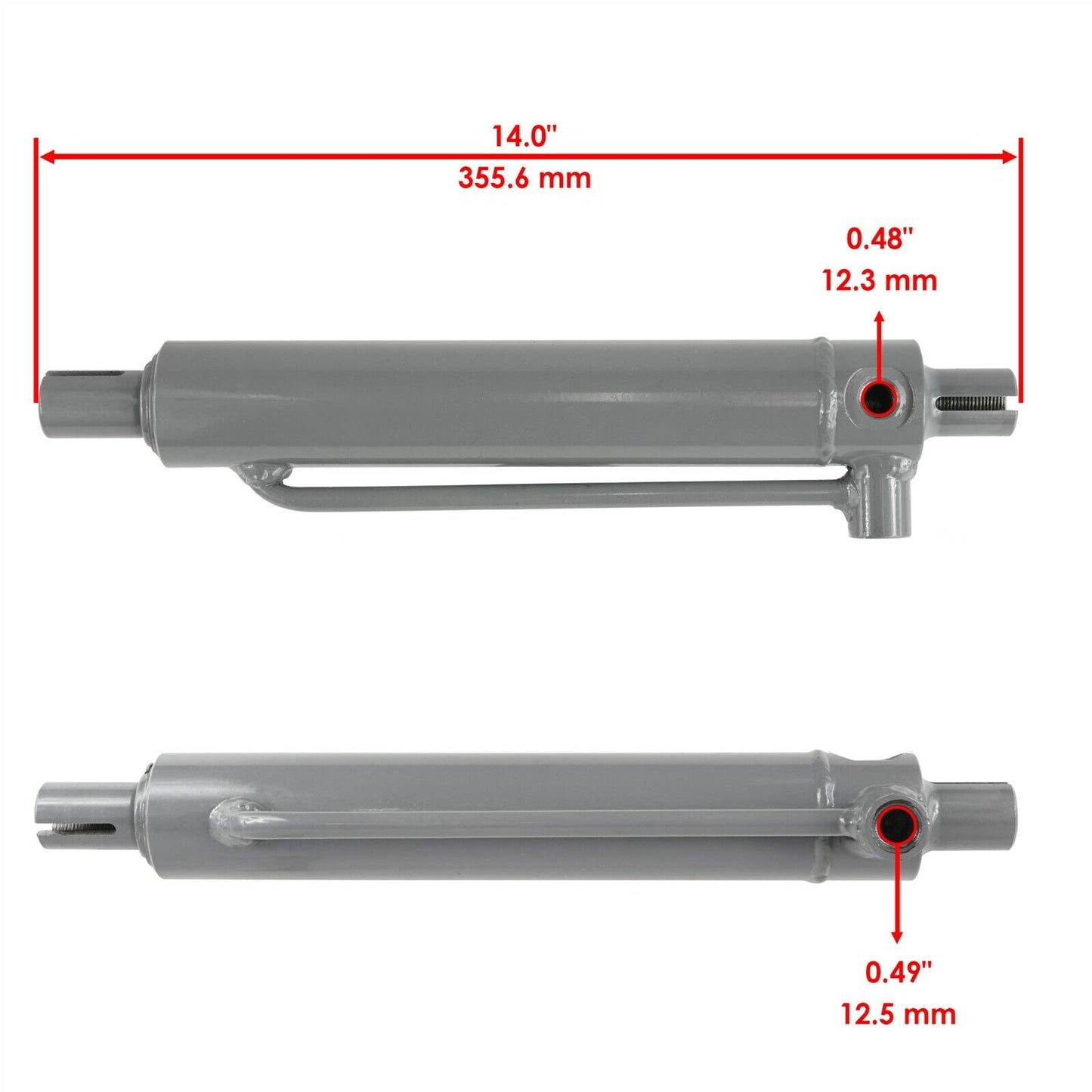 Power Steering Cylinder for Case 480F 480FLL 480LL 2WD D128454 234447A1 234466A1