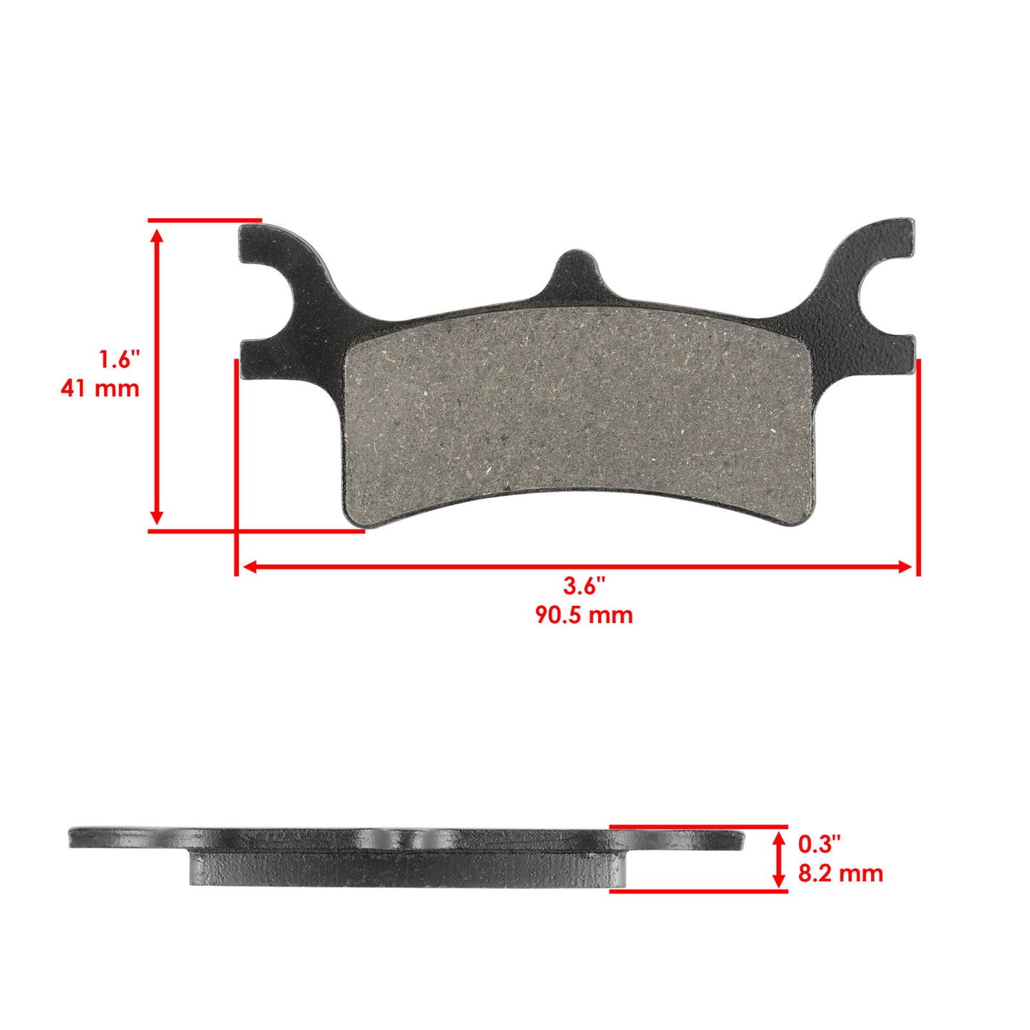 Rear Brake Pads for Polaris Trail Blazer 330 2008 2009 2010 2011 2012 2013