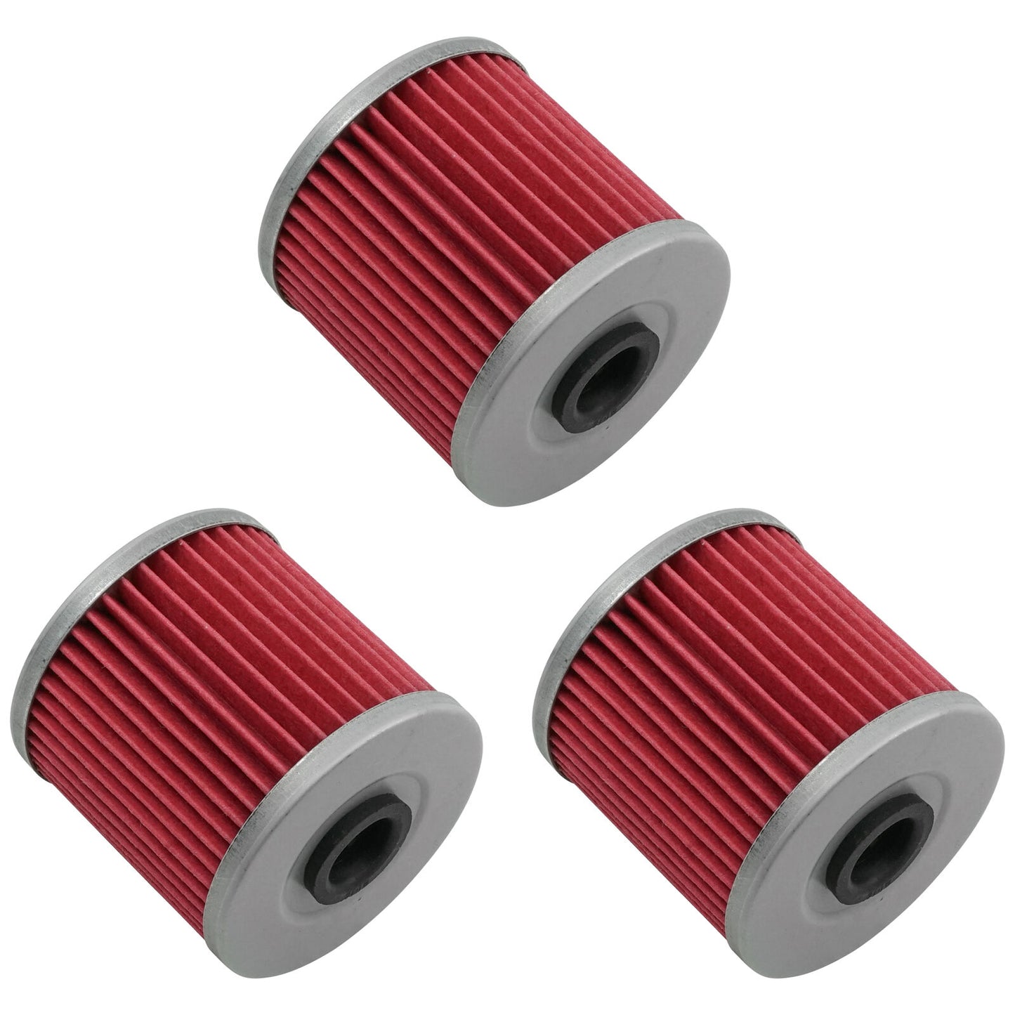 3 Pack Oil Filter for Kawasaki Bayou 300 KLF300 KLF-300 KLF 300 2X4 4X4 1986-04