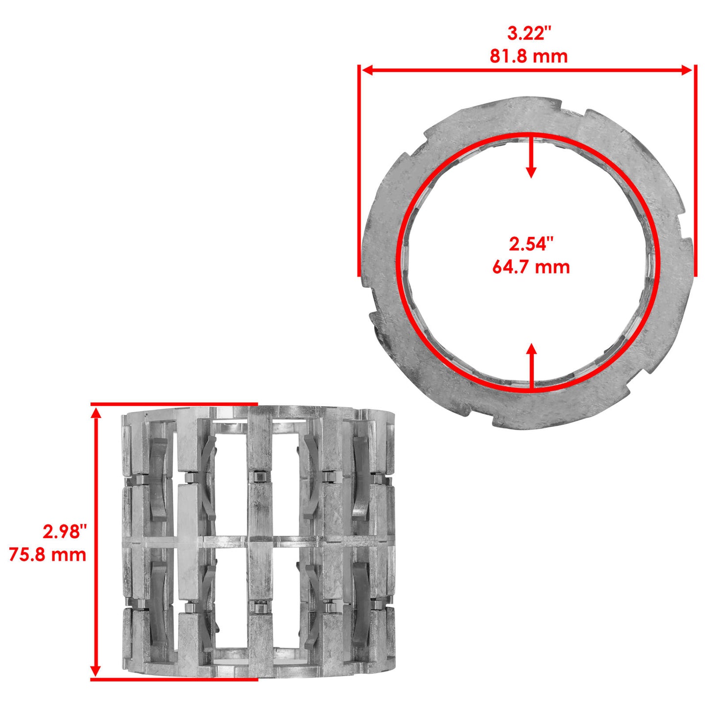 Front Differential Hub & Bearing Kit For Polaris RZR PRO XP4 Premium Sport 23-24