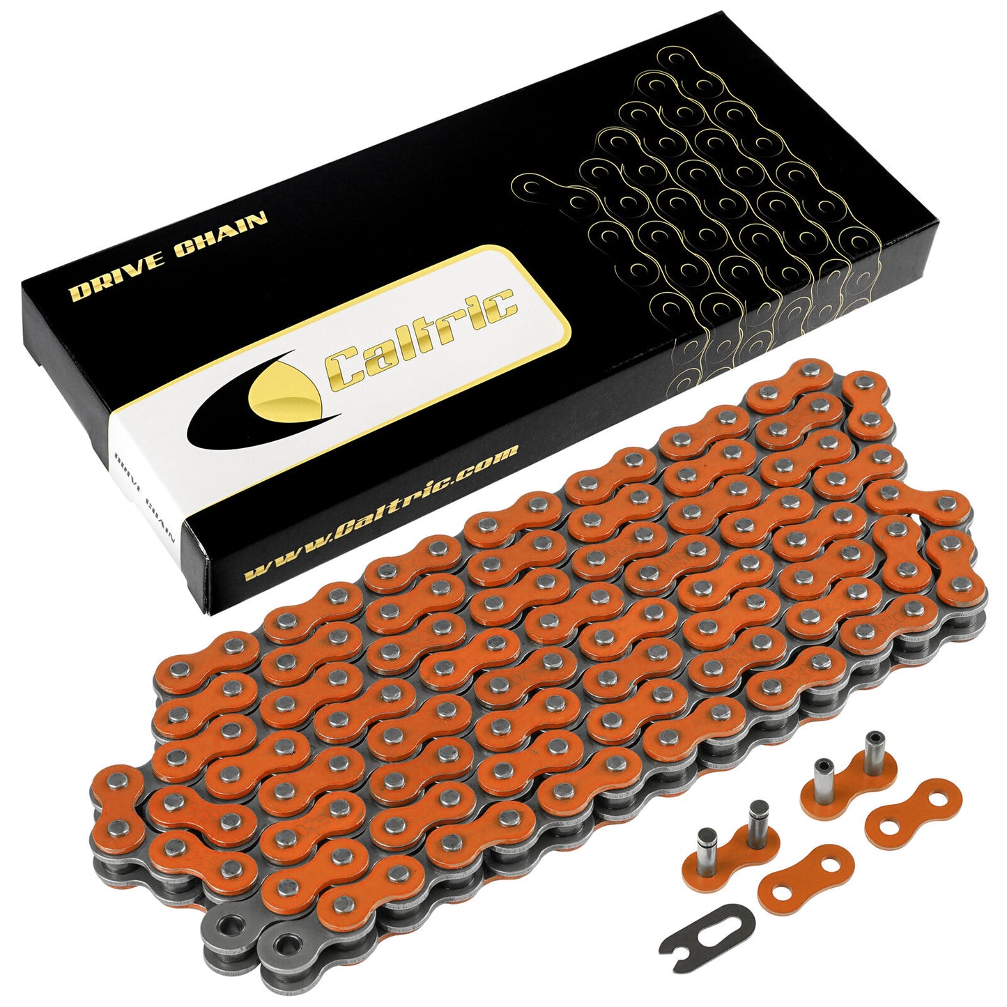 Caltric Orange Drive Chain for Honda XR400R 1996-2004