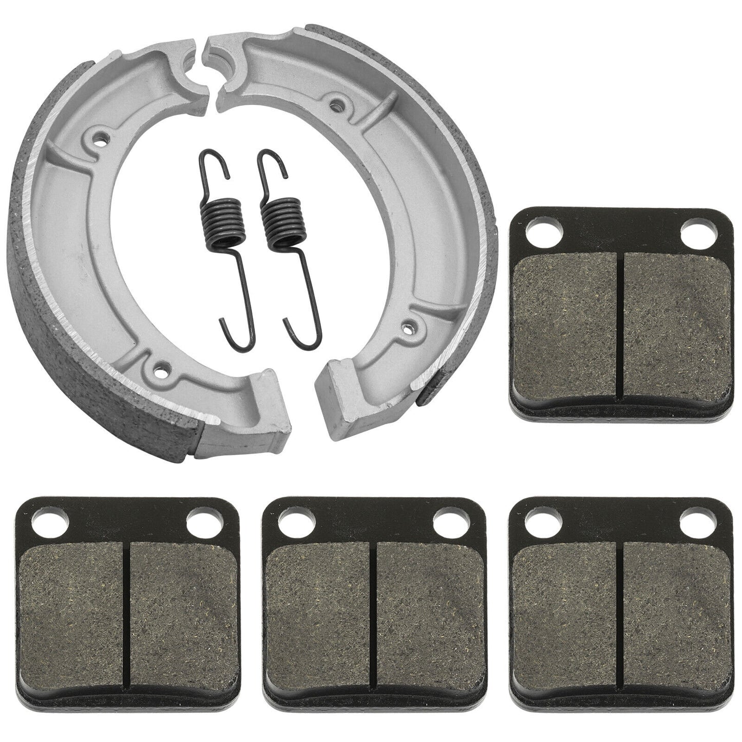 for Yamaha Kodiak 400 YFM400 YFM400FW 93-99 Front Brake Pads & Rear Brake Shoes