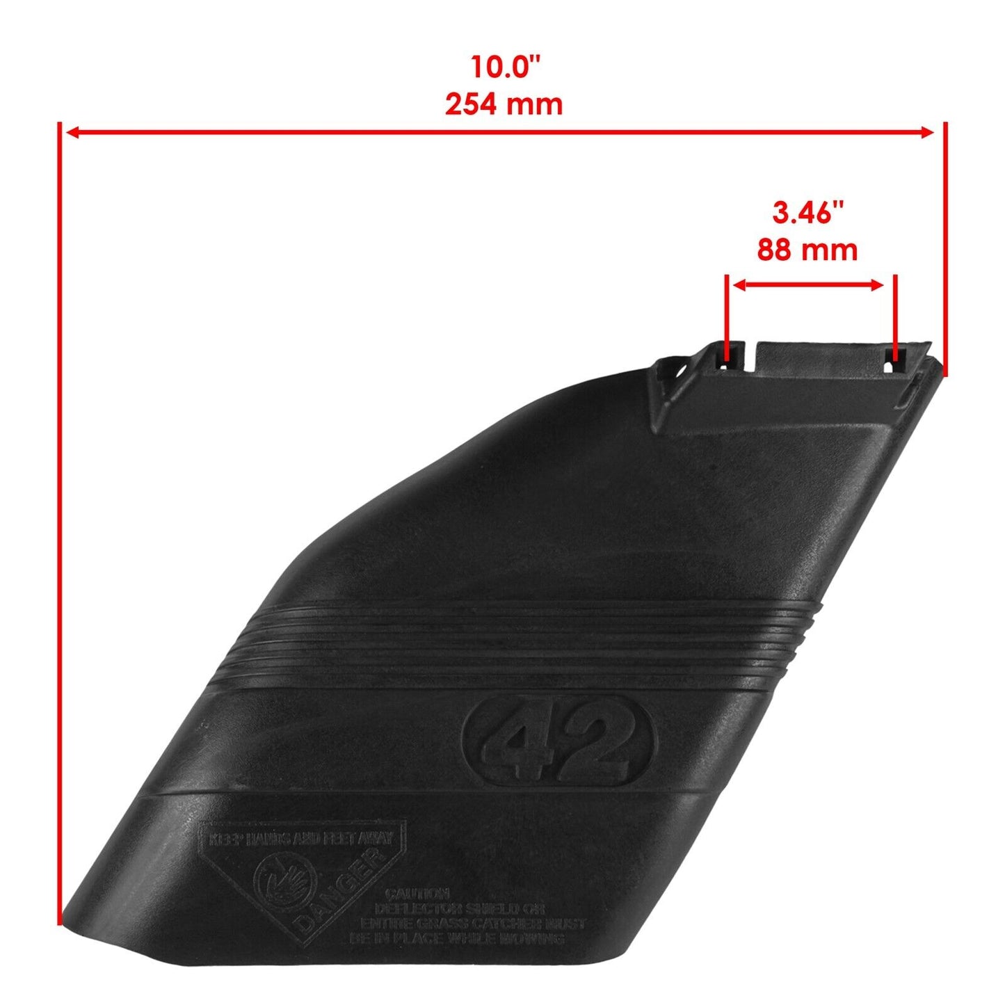 42" Deflector Shield w/ Mounting Hardware For Husqvarna YTH170 YTH180 XP YTH200