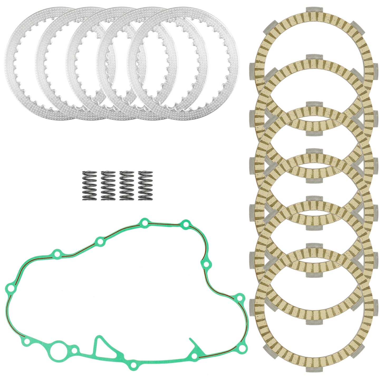 Clutch Friction Plates / Springs / Gasket Kit for Honda CRF150R CRF150RB 2007-23