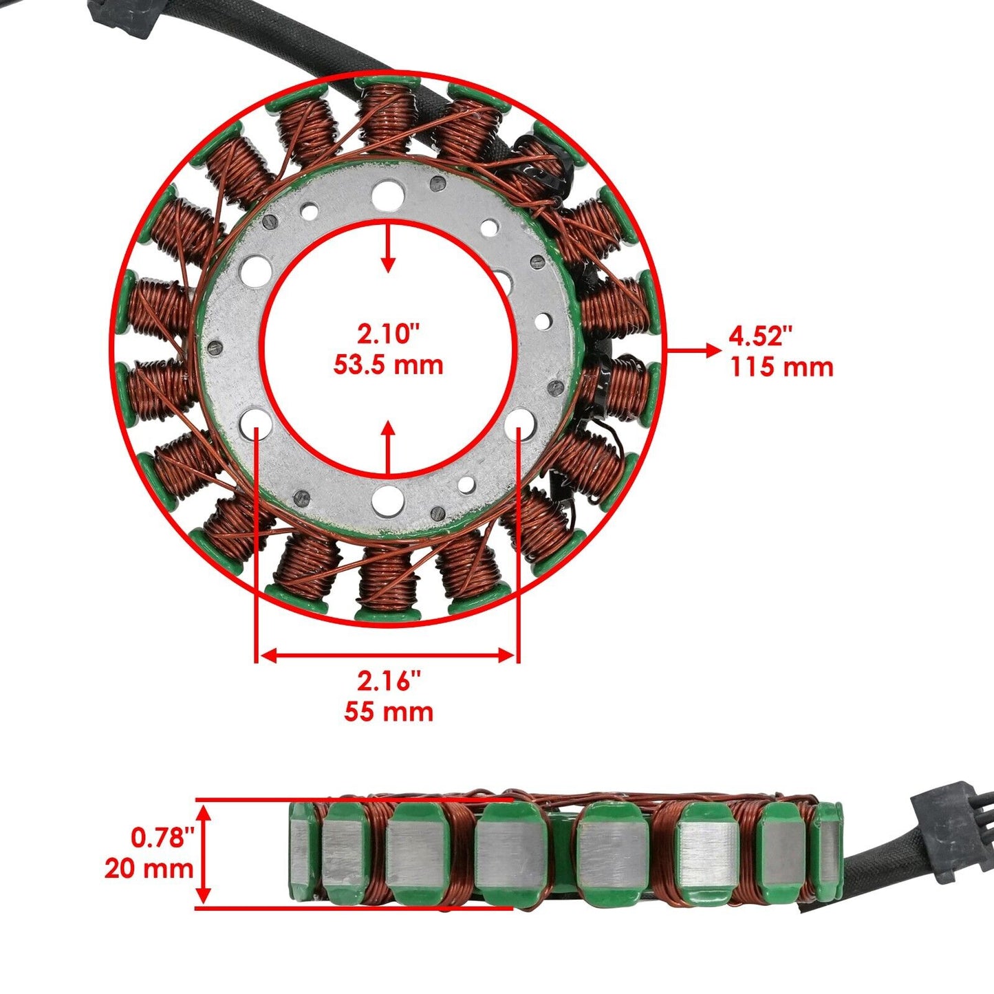 Stator & Gasket for Kawasaki Ninja 600 ZX-6R ZX6R ZX600-J 2000 2001 2002