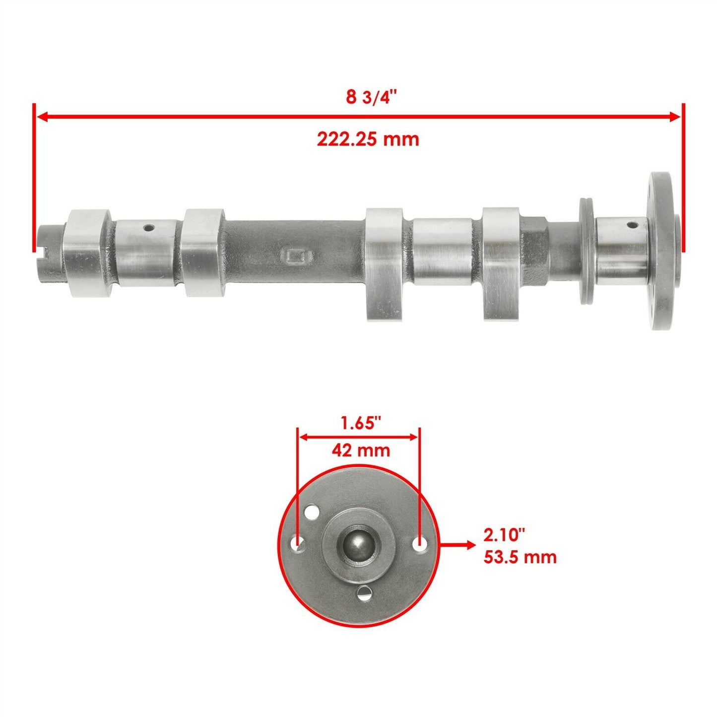 Caltric Camshaft Exhaust Assembly & Gear For Polaris RZR 900 2015-2020 3023533