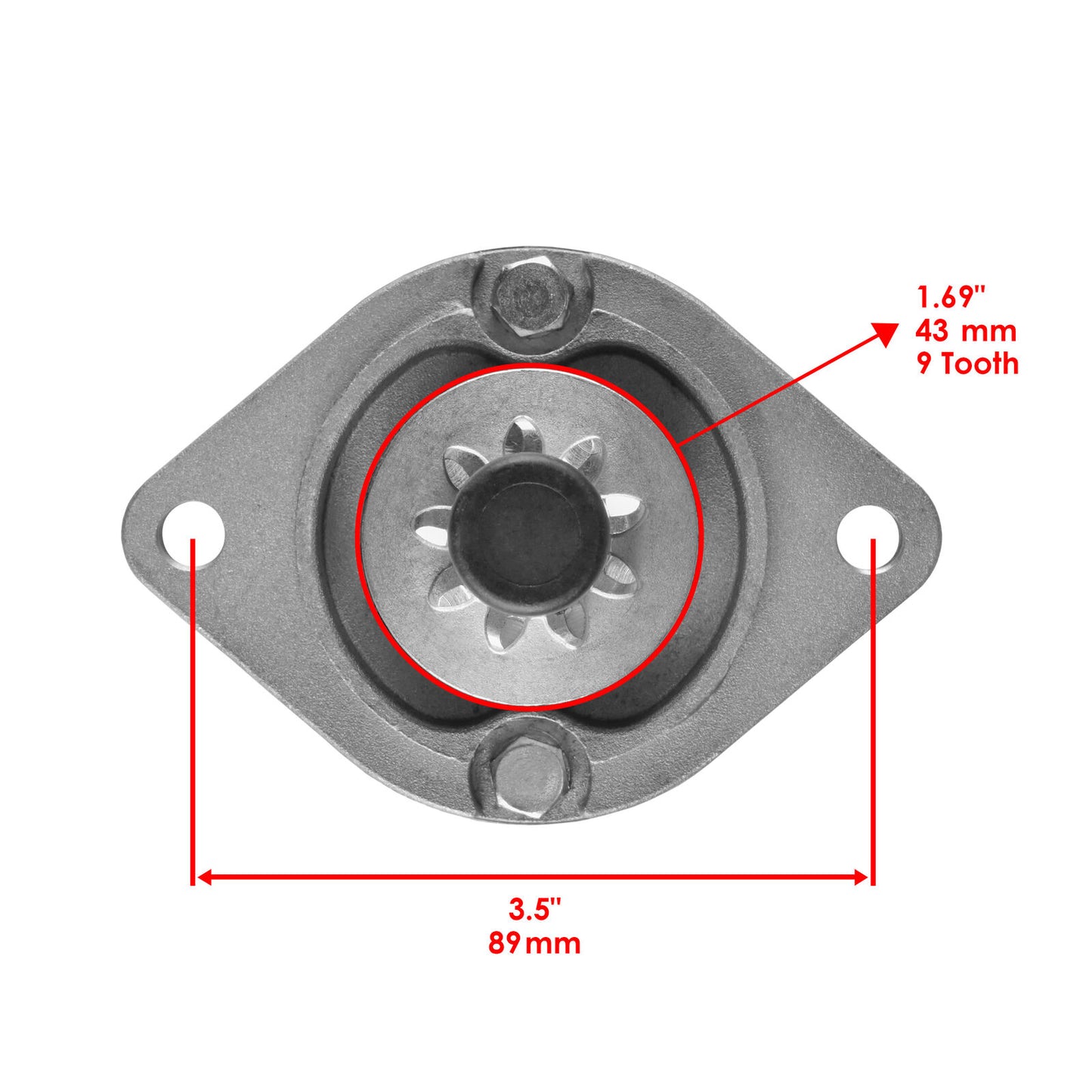 Starter for Polaris 2410748 2200755 4170006 Arctco 0645-184 Starting Motor