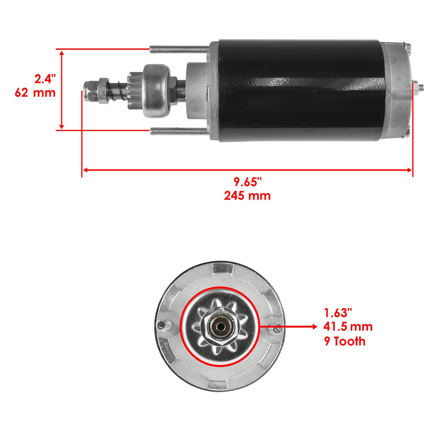 Starter for for Mercury Outboard Sport Jet 90 90Hp 1993 1994 1995