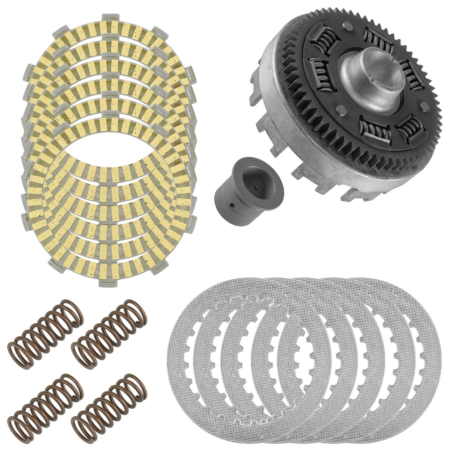 Clutch Outer Basket and Plates Kit for Honda Rancher 420 TRX420FPE 2009 - 2013