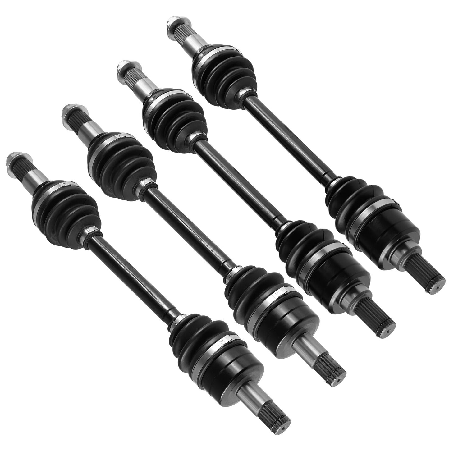 Front Rear Left Right Complete Axles for Yamaha Grizzly 550 YFM550Fg 4WD 09-14