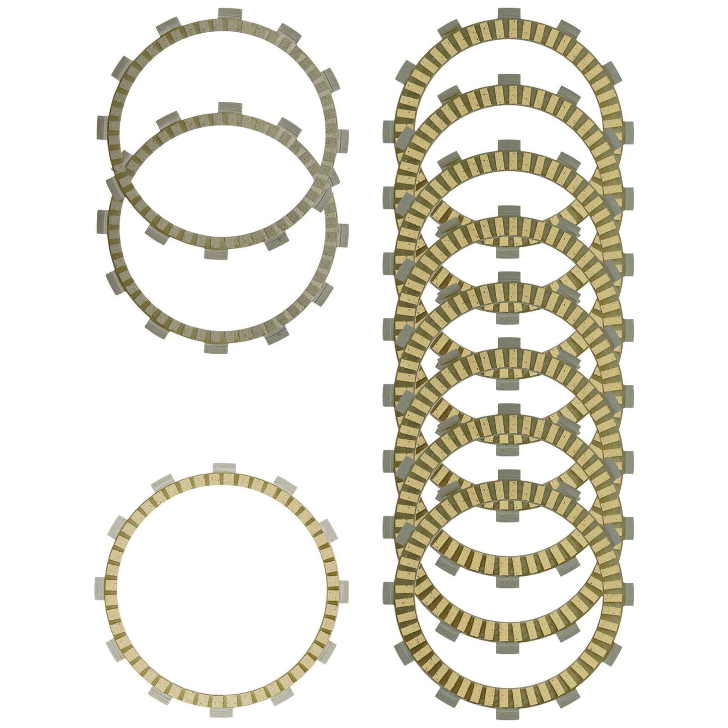 Clutch Friction Plates Kit for Yamaha Roadliner S / Stratoliner S XV1900 2013-14