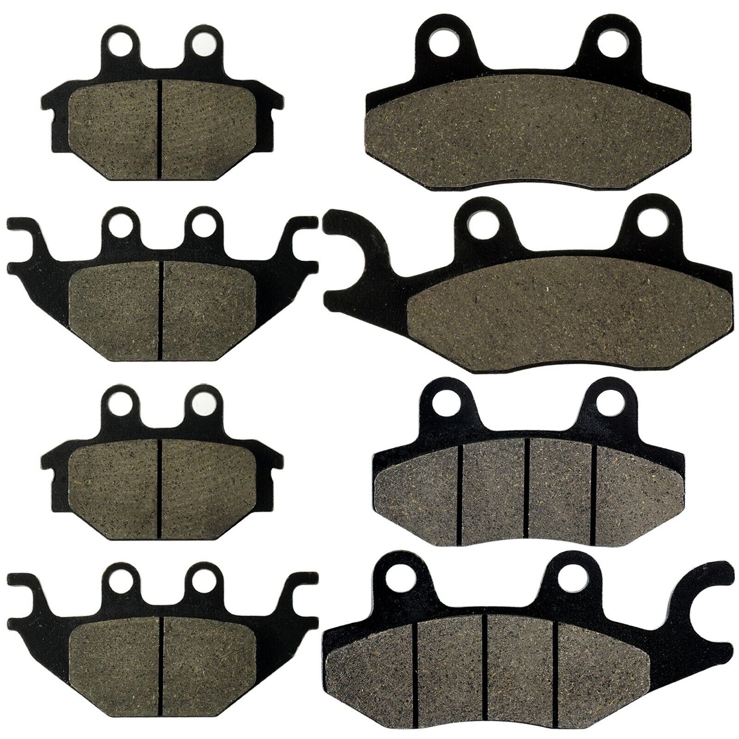 Front Rear Brake Pads for Kawasaki Mule Pro-Fx Pro-Fxt KAF820 2015-2016