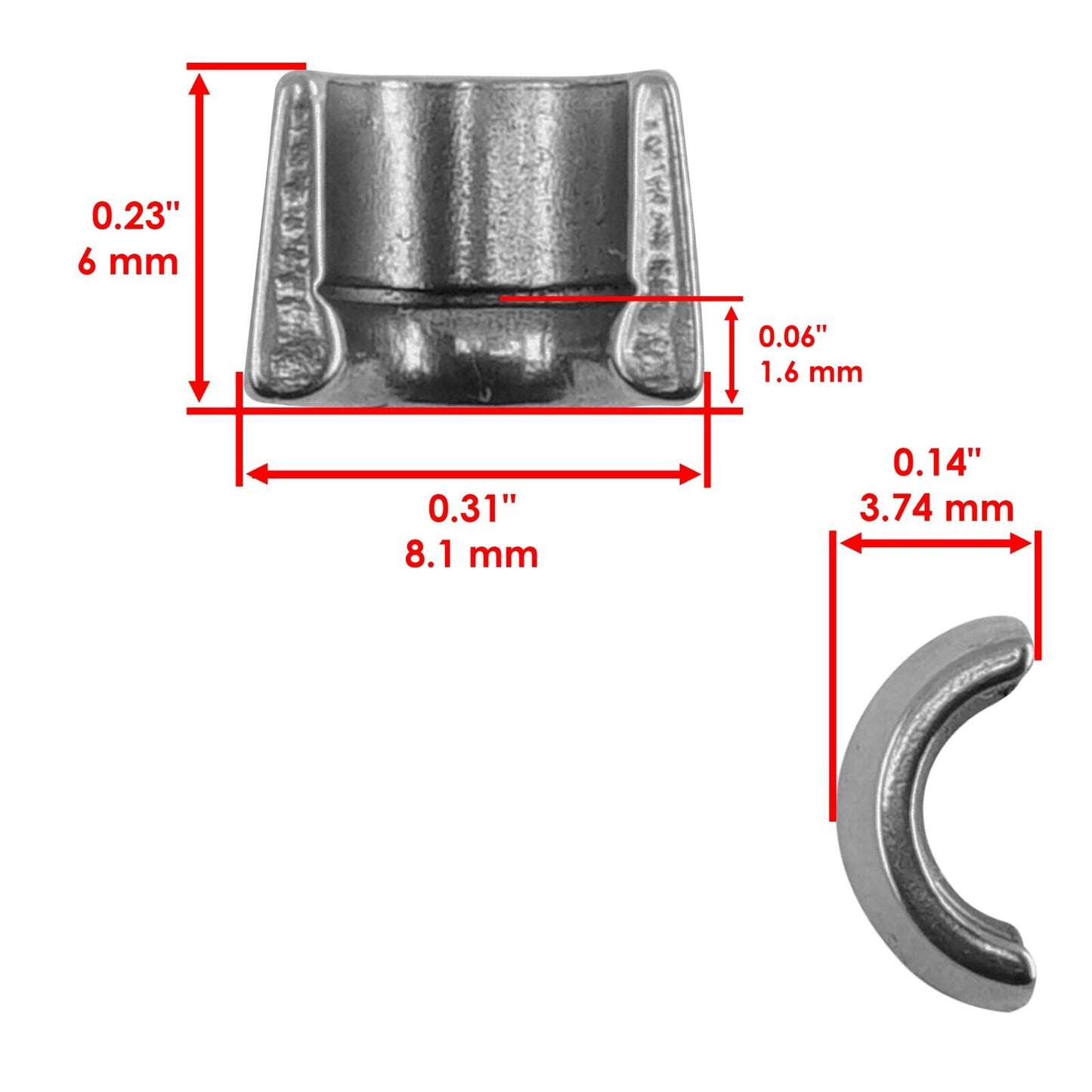 Caltric Exhaust Valve Kit For Can-Am CanAm Renegade 850 2016 2017-2022 QTY 2