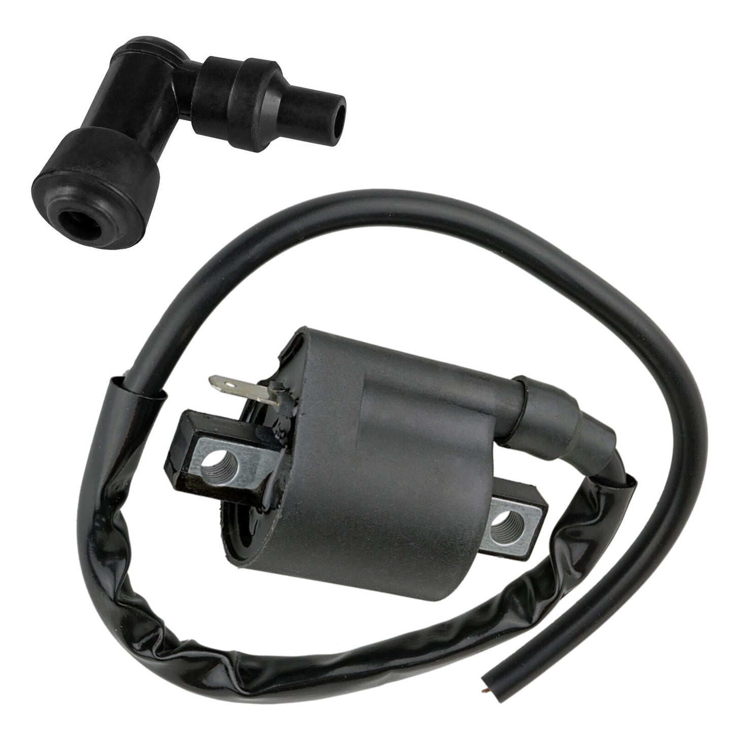 Ignition Coil with Spark Plug Cap for Yamaha Badger YFM80 1992 1993 1994 - 2001