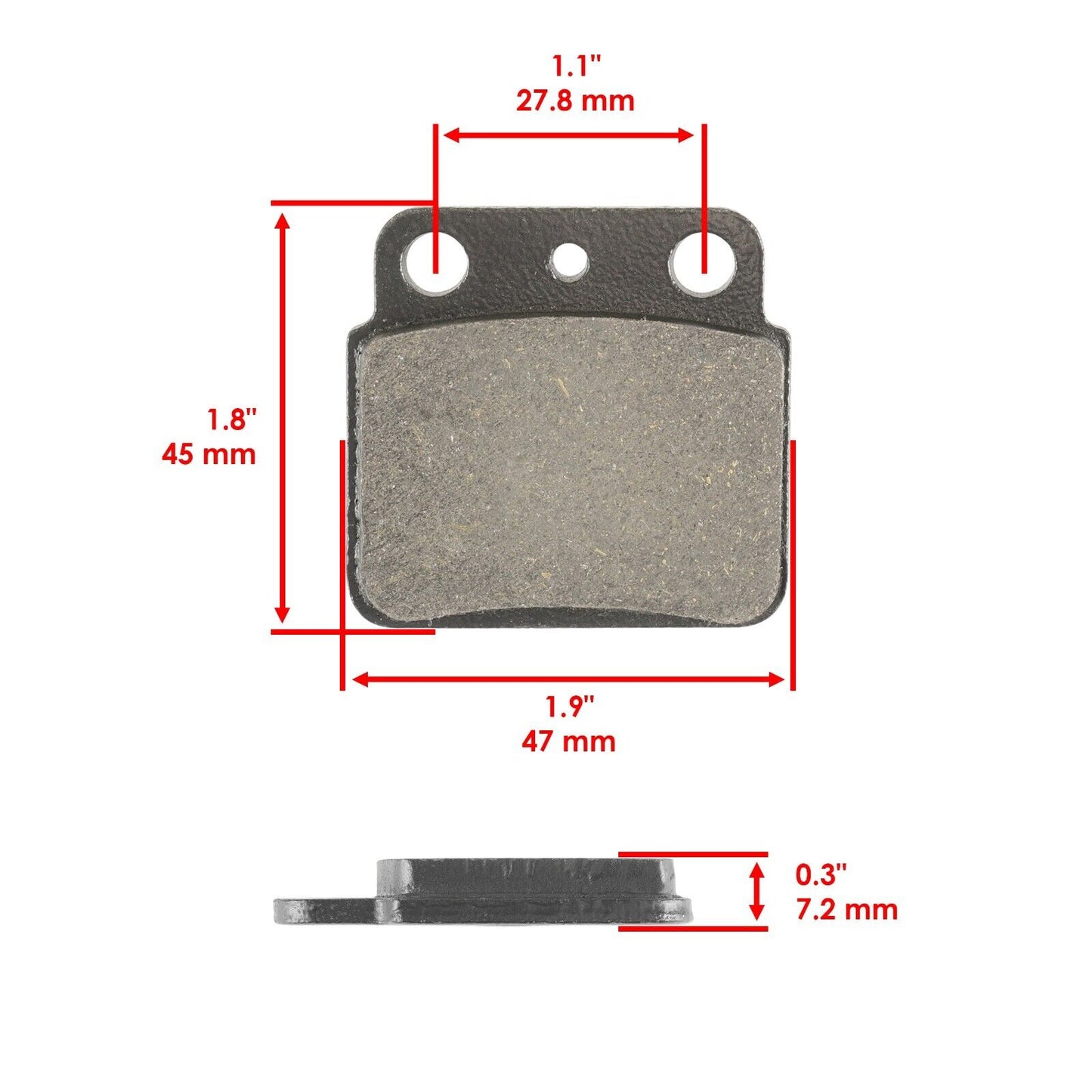 Front & Rear Brake Pads for Suzuki LTR450 LT-R450 Quadracer 450 2006-2014