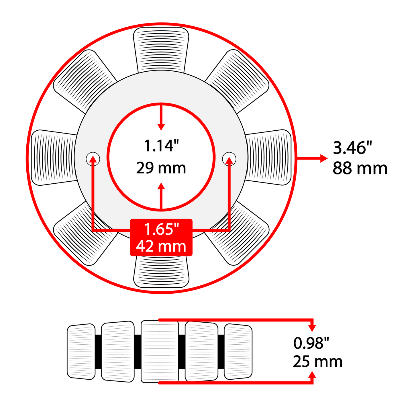 Stator Magneto 8 Coil 3 Wire w/ Pick Up For Kawasaki KLX140 2008 2009 - 2022