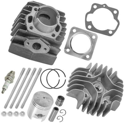 Caltric Cylinder Kit for Suzuki JR50 1985-2006 Top End Rebuild Kit 11111-04001