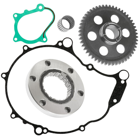 Starter Clutch & Gear Idler W/ Gaskets For Yamaha YFM660R Raptor 660R 2001-2003