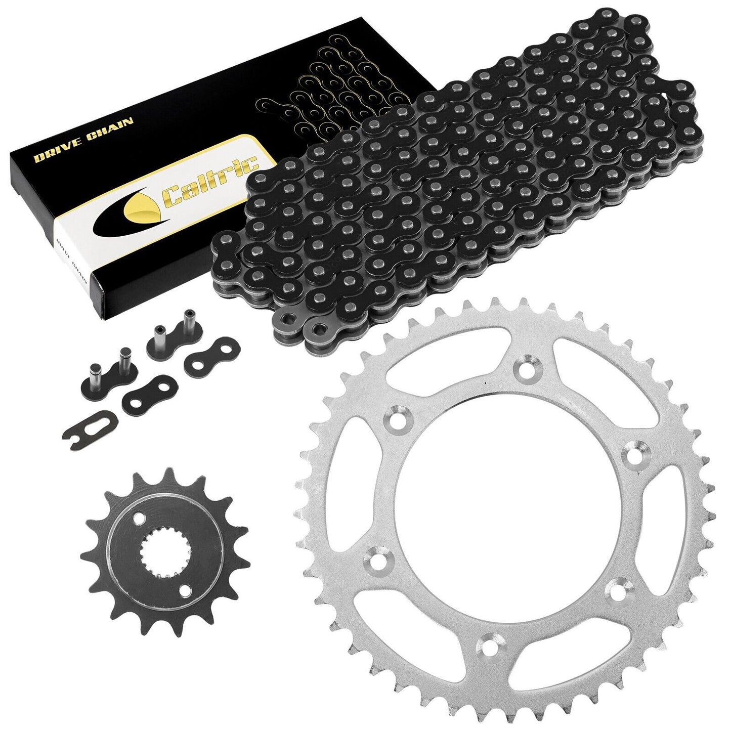 Black Drive Chain And Sprocket Kit for Honda XR400R 1996-2004