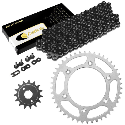 Black Drive Chain And Sprocket Kit for Honda XR400R 1996-2004