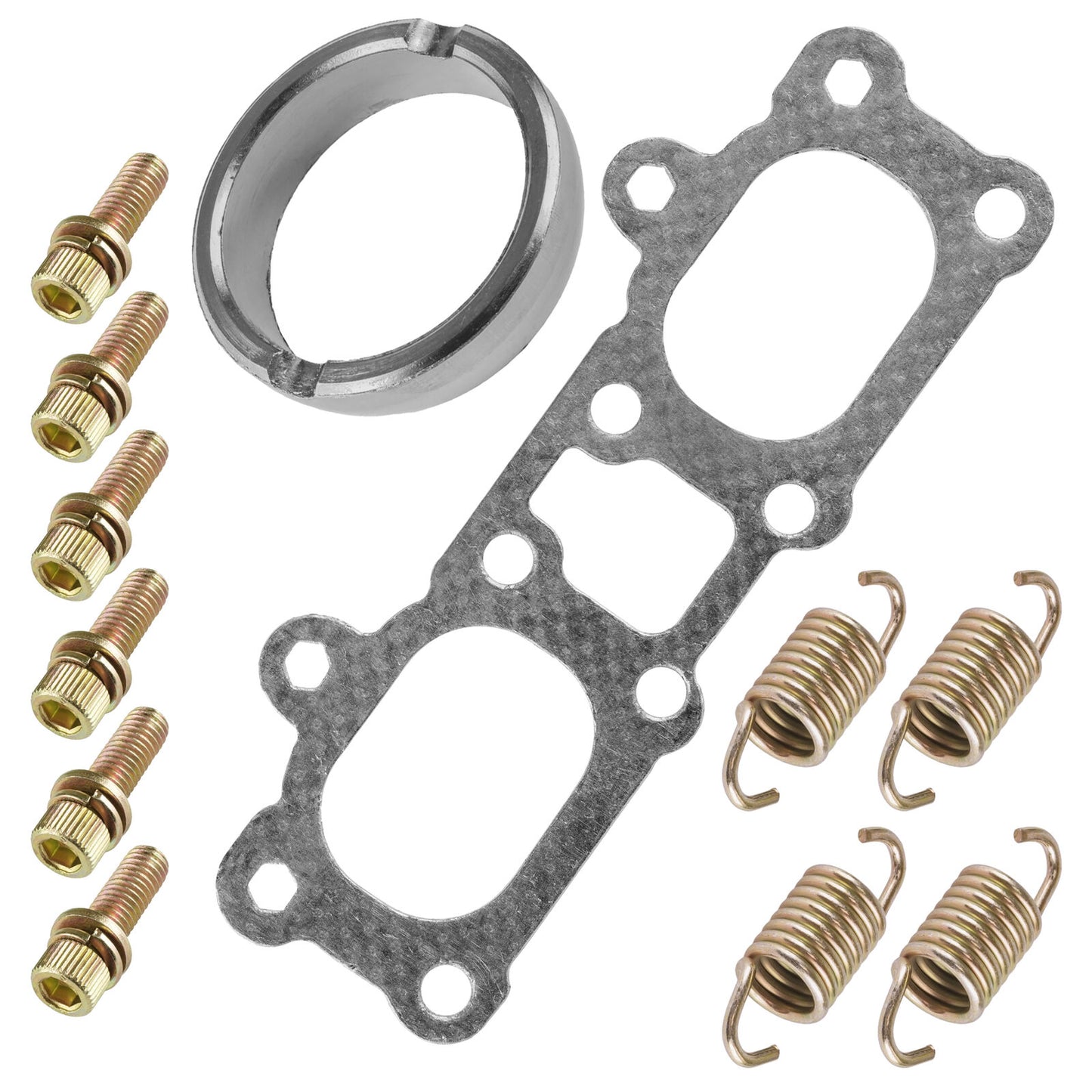 Exhaust Muffler Gasket Seal Spring Kit For Polaris RZR XP / RZR XP 4 1000 / 2014