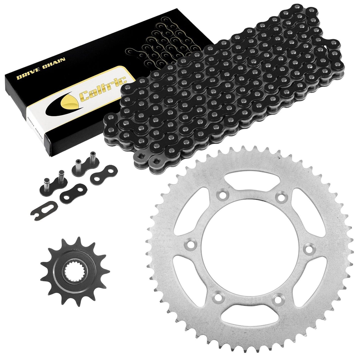 Black Drive Chain And Sprocket Kit for Honda CR125R 2000 2001 2003-2007