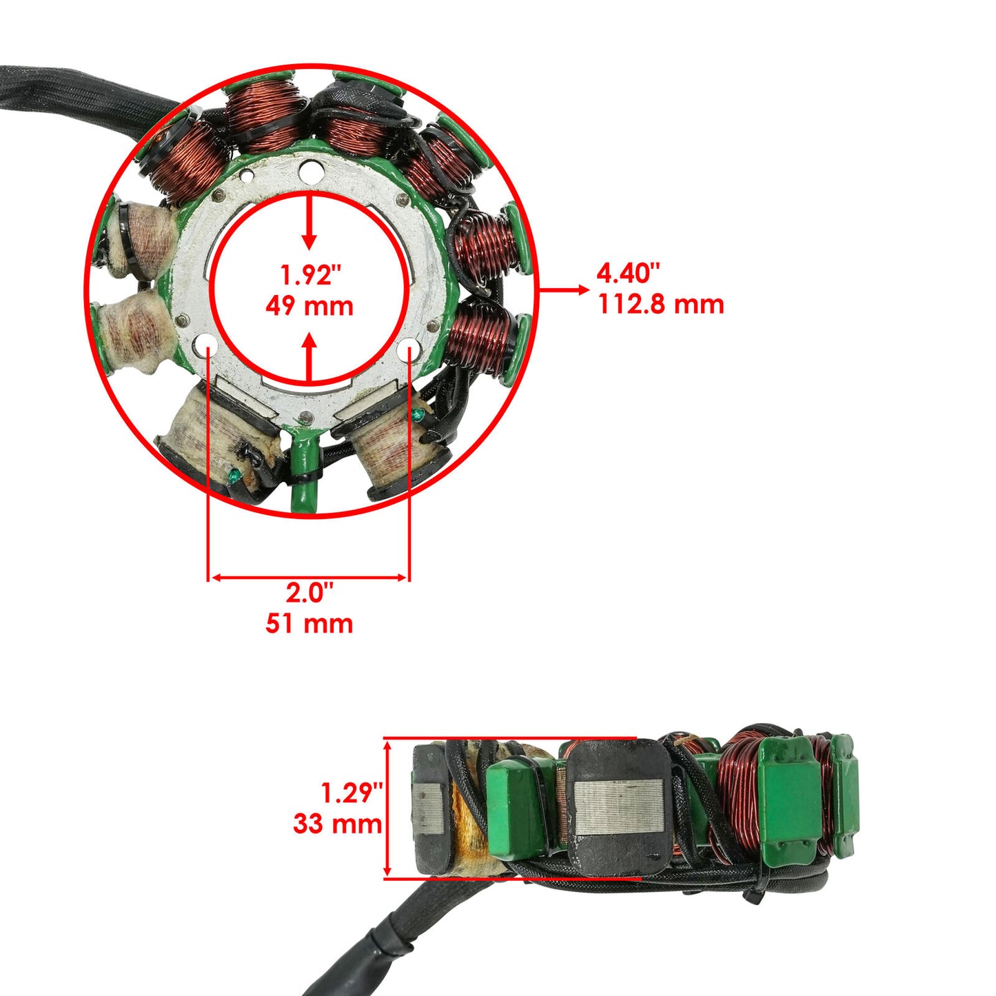 Stator for Arctic Cat Powder Special 600 EFI Le 1997 1998 1999