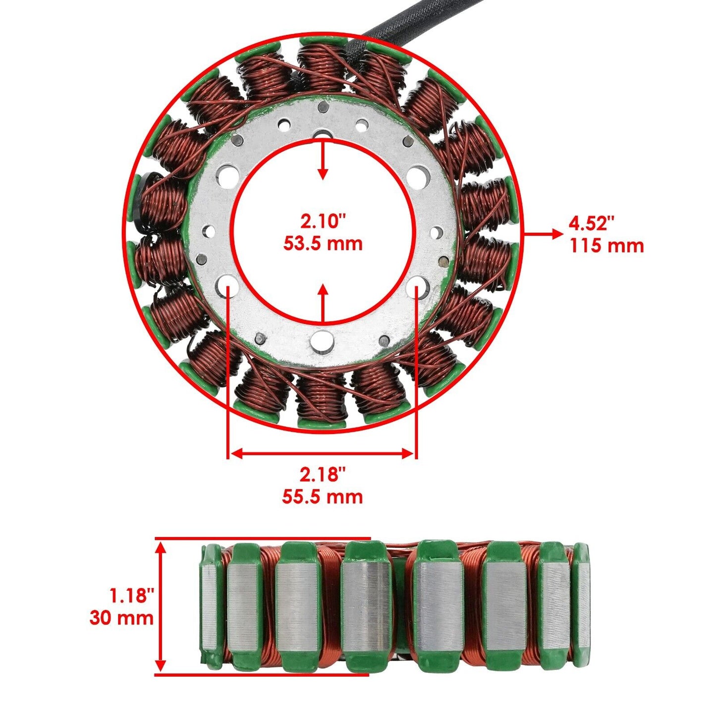 Stator & Gasket for Suzuki VS750GLP Intruder 750 1988-91