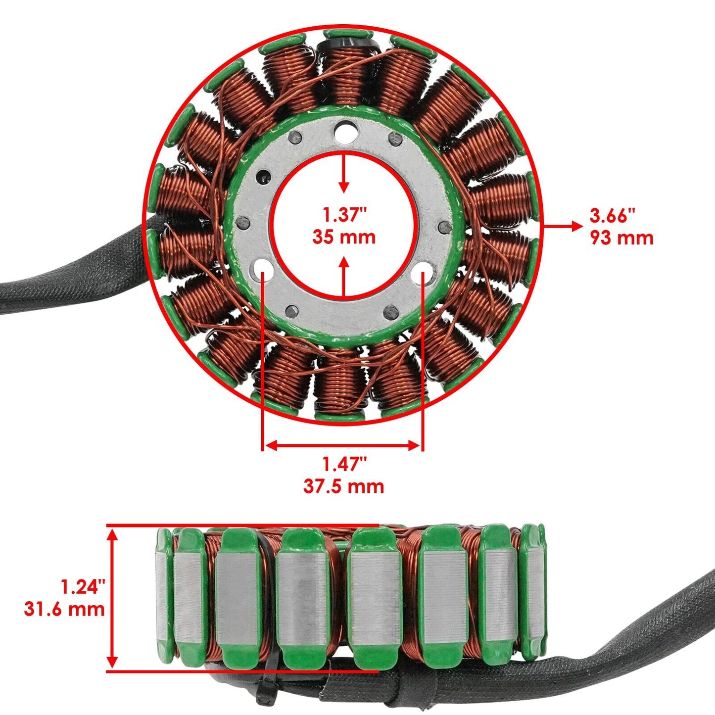 Stator And Gasket for Can-Am DS450 X Xxc Xmx EFI 2008 2009 2010 2011 2012-2015