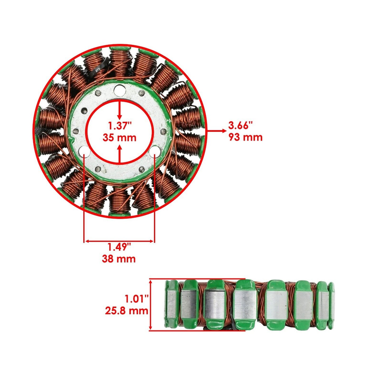 Stator & Regulator Rectifier for Honda TRX300EX Sportrax 300Ex 1993-2006 New