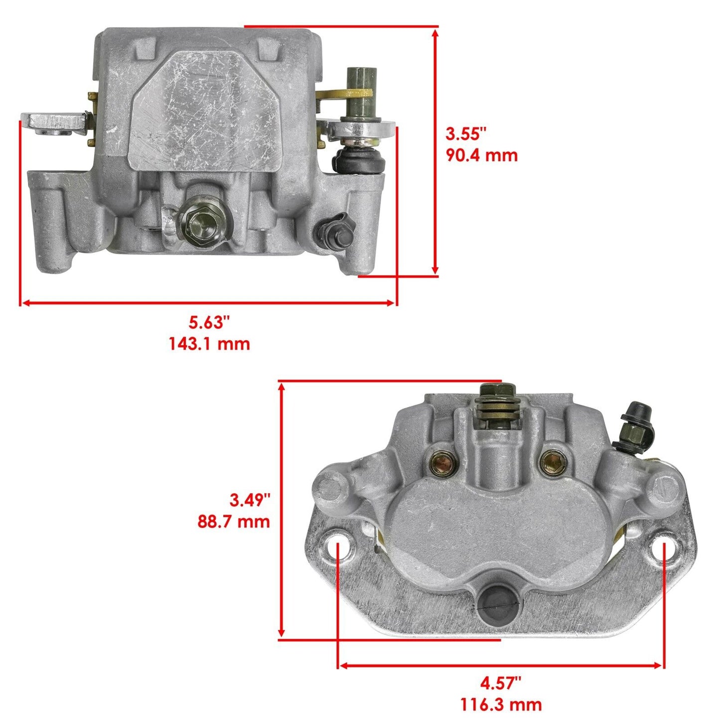 Front Brake Caliper Kit For Yamaha Wolverine R-Spec YXE700 Hunter/SE FI 2016-18