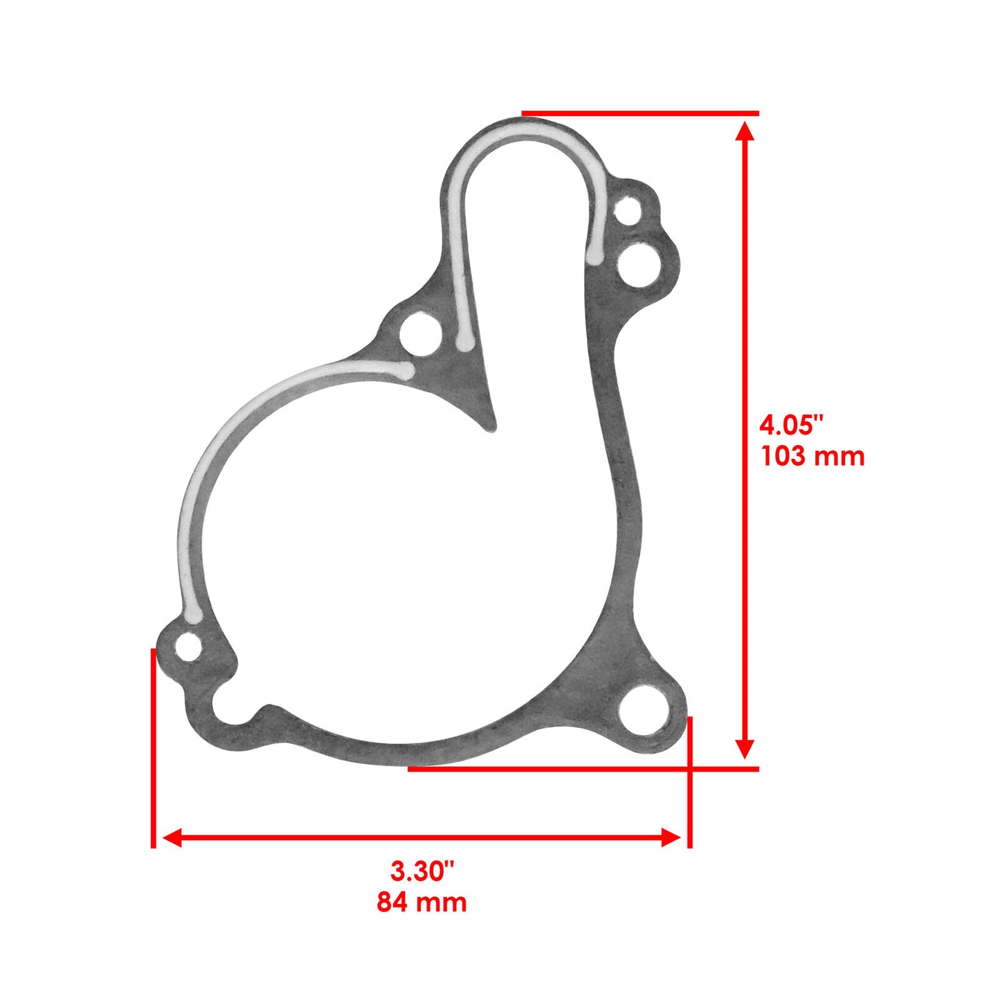 Water Pump Cover Gasket for Yamaha YFZ450R YFZ450R Special Edition 2009-2020