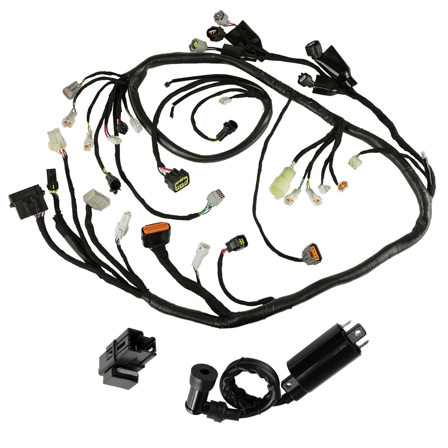 Wiring Harness w/ Stator Regulator & Coil For Yamaha Raptor 700 YFM700R 2007-08