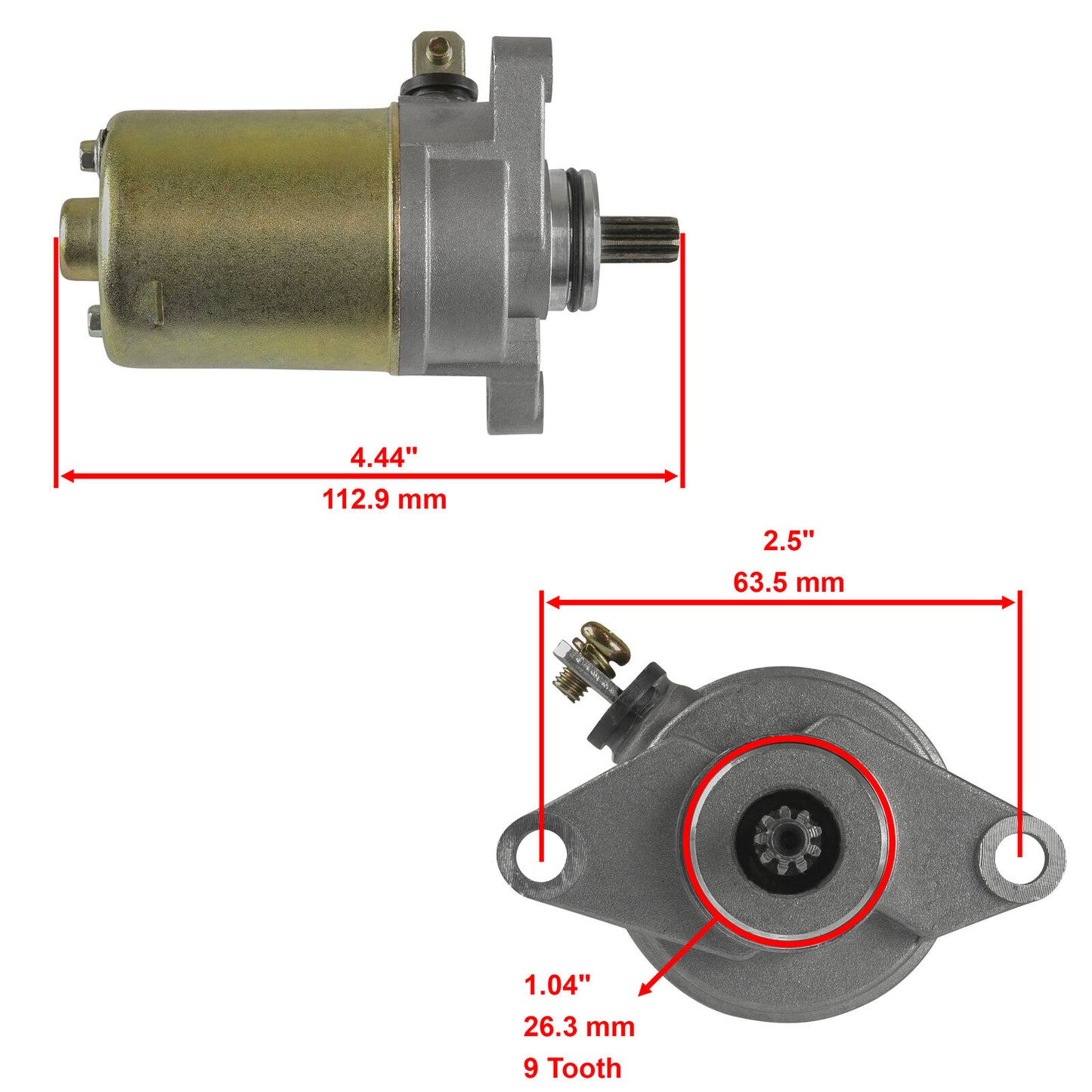 Caltric Starter for Polaris Outlaw 50 2008 2009 2010 2011 2012 2013 2014-2019