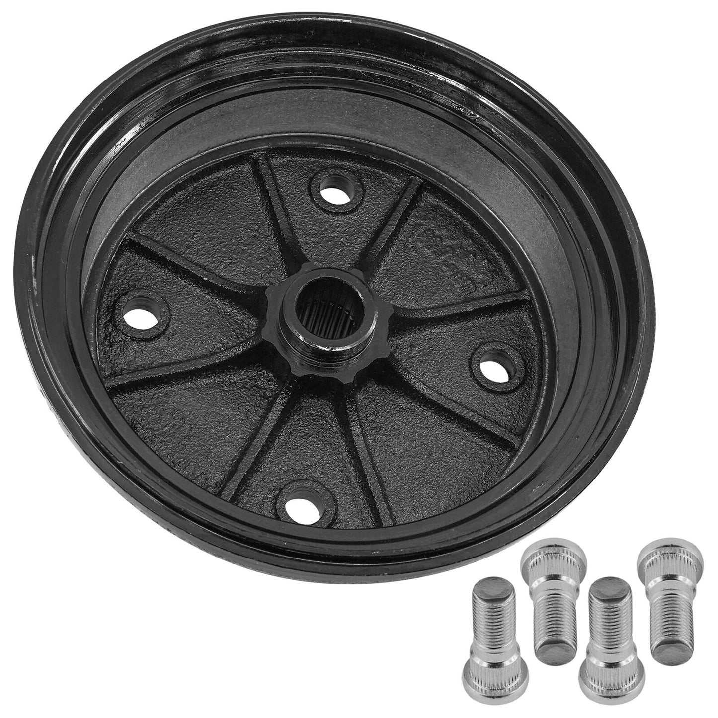 Front Brake Drum Wheel Hub w/ Bolts fits Kawasaki Mule 4000 KAF620 2009 - 2021