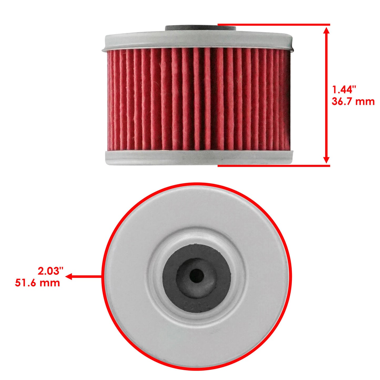 Caltric Oil Filter for Honda 15412-HM5-A10 Oil Filter