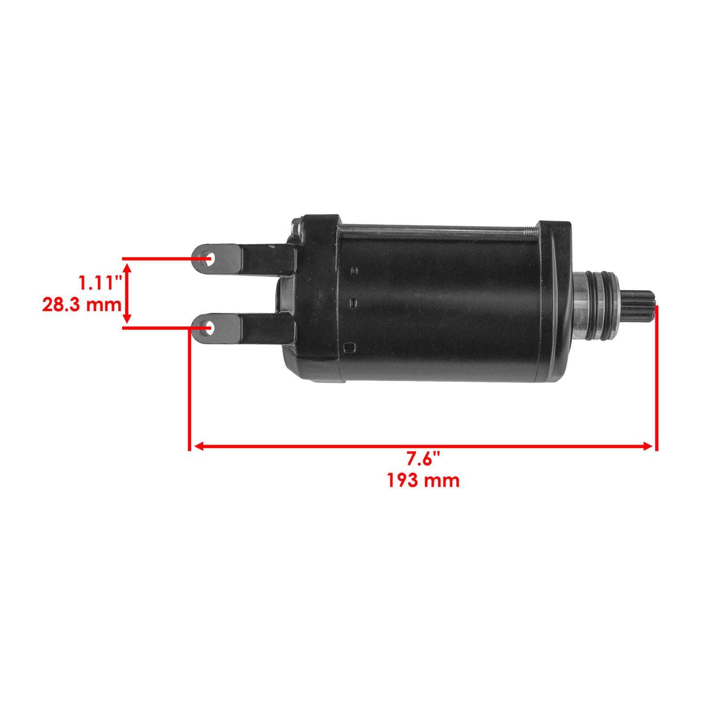 Caltric Starter Motor for Sea-Doo GTS 90 2017-2018 Jet Ski