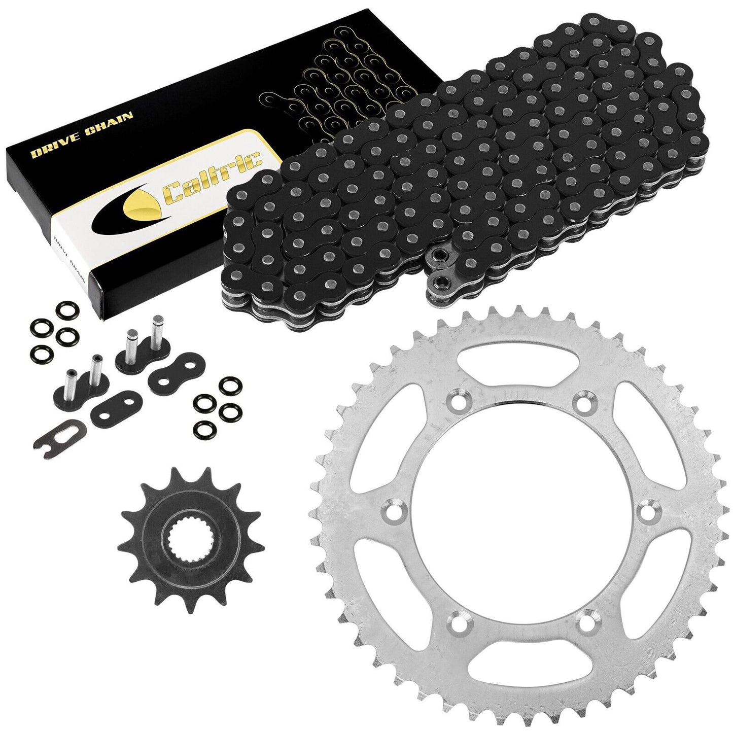 Black O-Ring Drive Chain & Sprockets Kit for Yamaha YZ250F 2001 2002 2003 2004