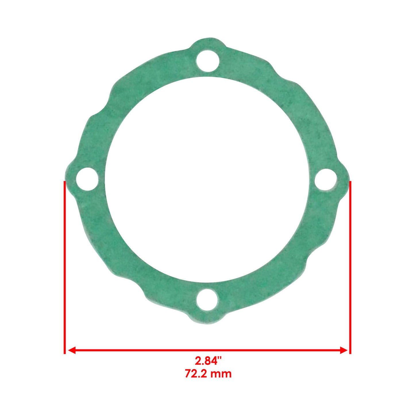 Caltric Clutch Cover Outer Gasket for Honda XR70R 1997-2003 / XR50R 2000-2003