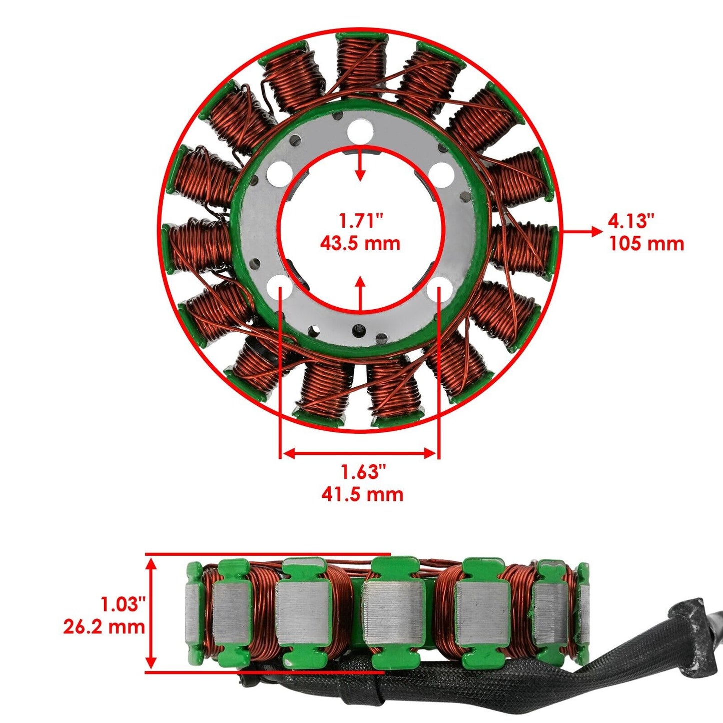 Stator & Gasket for Kawasaki Ninja ZX-6R ZX 6R ZX600R ZX 600R 2009-2012 Magneto