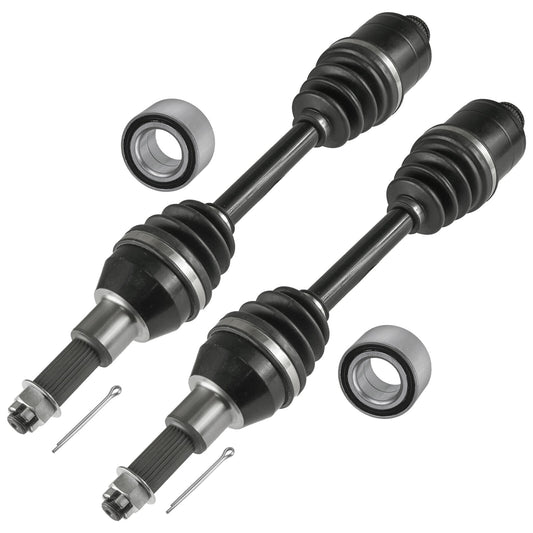 Rear Left Right CV Joint Axle & Bearing for Polaris Sportsman 400 4X4 01-02