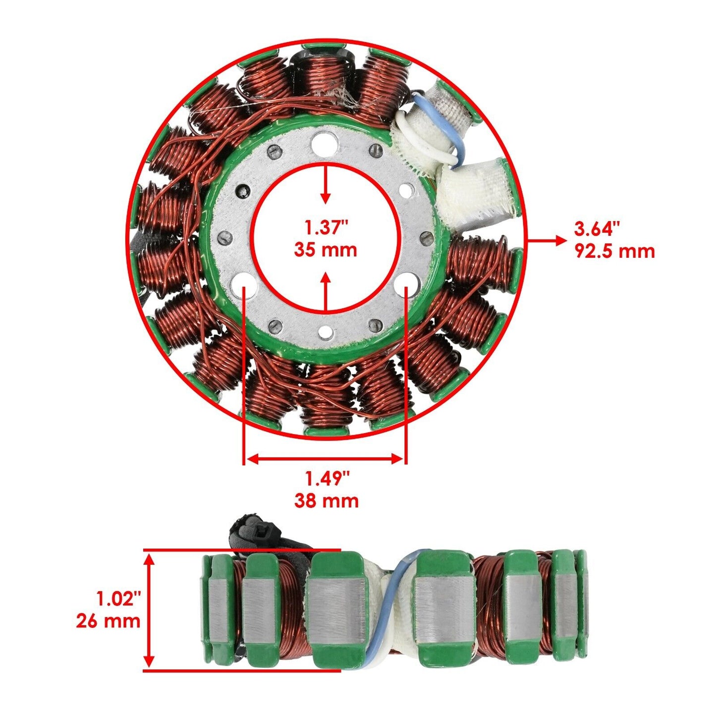 Stator for Honda TRX450ER TRX 450Er 2006 2007 2008 2009 2012 2013 2014