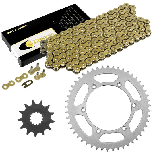 Drive Chain & Sprockets Kit for Kawasaki KX250 2002 2003 2004 2005