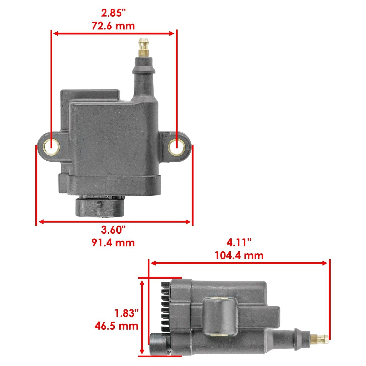 4-Pack Ignition Coils for Mercury Outboard 40 50 60 Hp EFI 4Cyl 4-Stroke