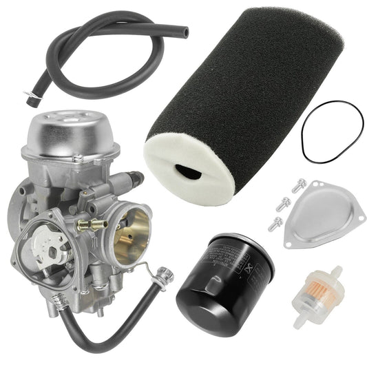 Caltric 5KM-14901-00-00 1UY-14451-01-00 Carburetor w/Air & Oil Filter For Yamaha