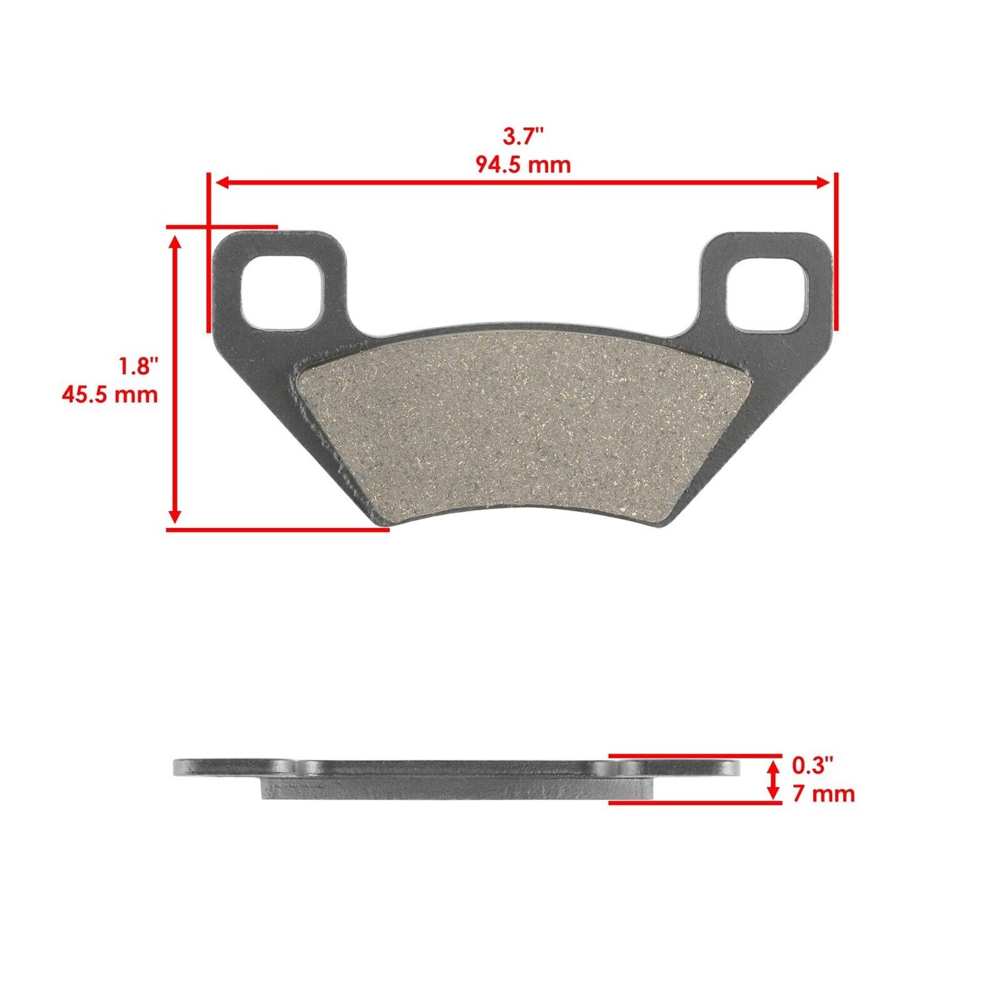 Front left or Right Brake Disc w/Pads For Arctic Cat WILDCAT X 2013-2014